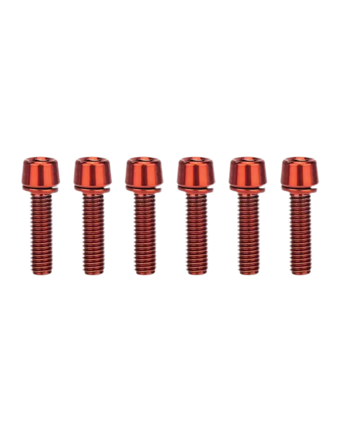 ETM RTR/ RIZZLER TITANIUM HANDLE BAR BRAKE CLAMP BOLTS (QTY 4) FULL SET