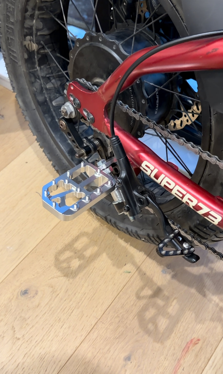 Super 73 style Foot Brake Kit - MT-200 (for most e-bikes)