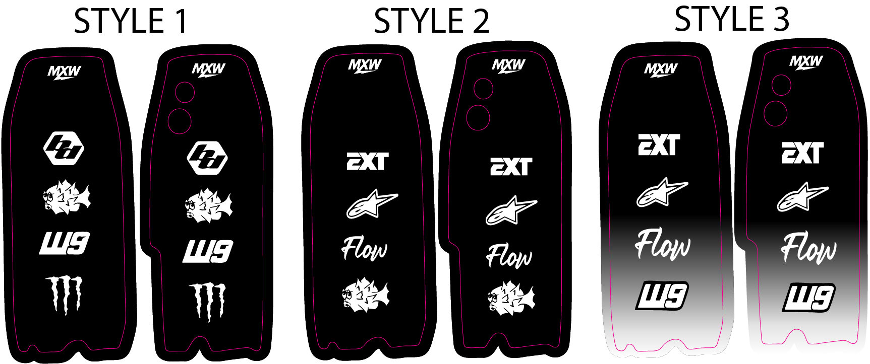 Tuttio Soliel 01 Fork Guard Decals