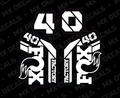Fox 40 Fork Decals