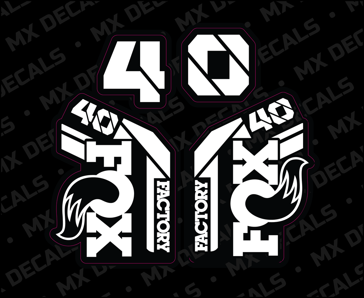 Fox 40 Fork Decals