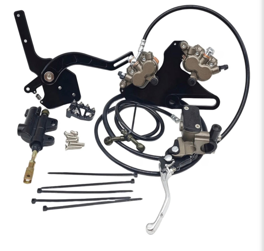 Tuttio footbrake and handbrake kit