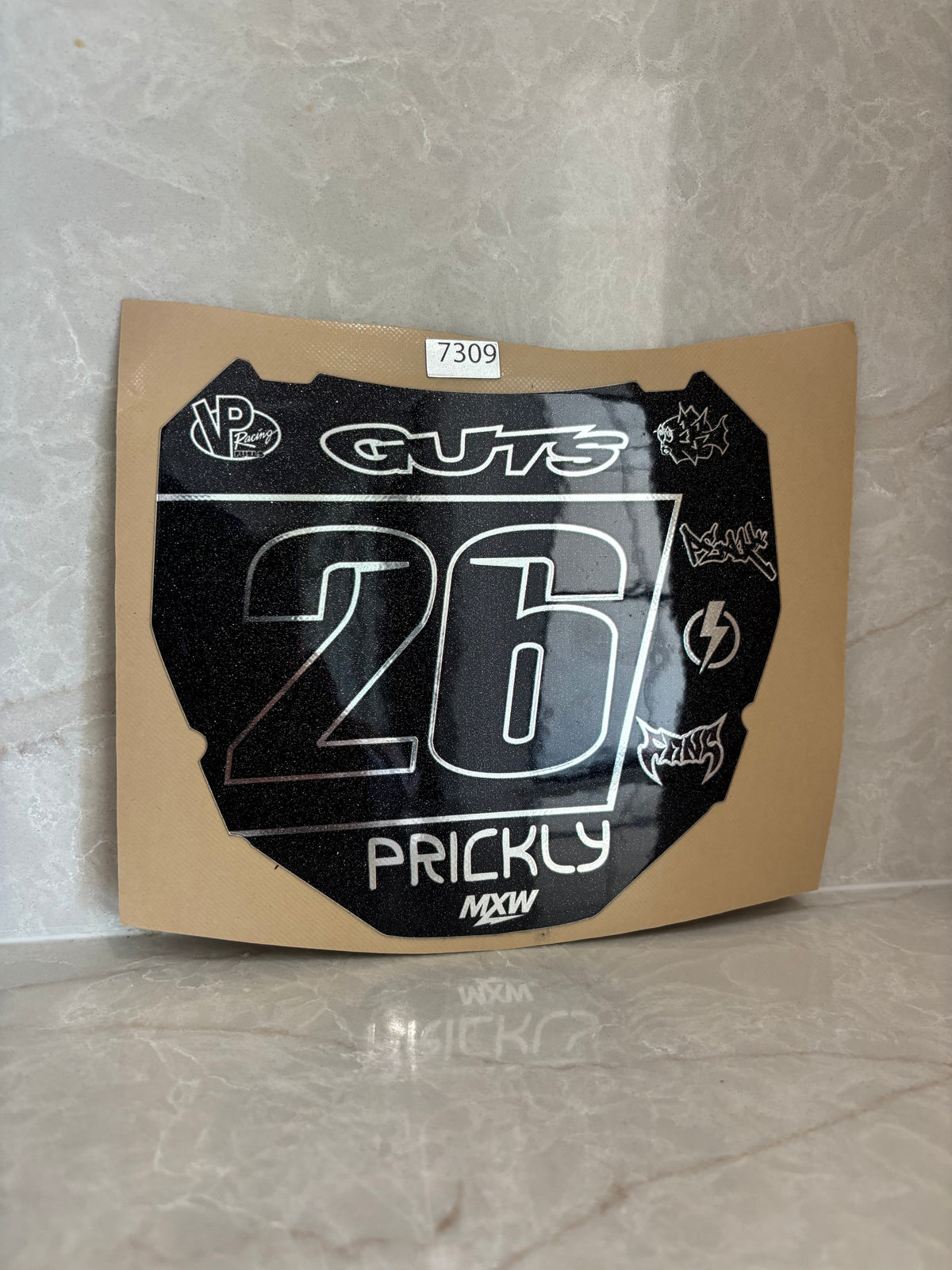 ODI plate decal (Chrome and sparkle)