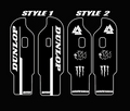 Dnm fork guard decals