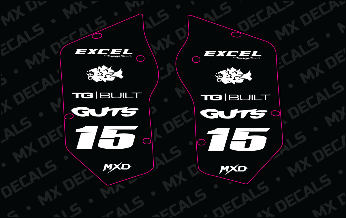 Freego X2 Side Panel Battery Decals