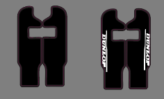 surron battery lid decal
