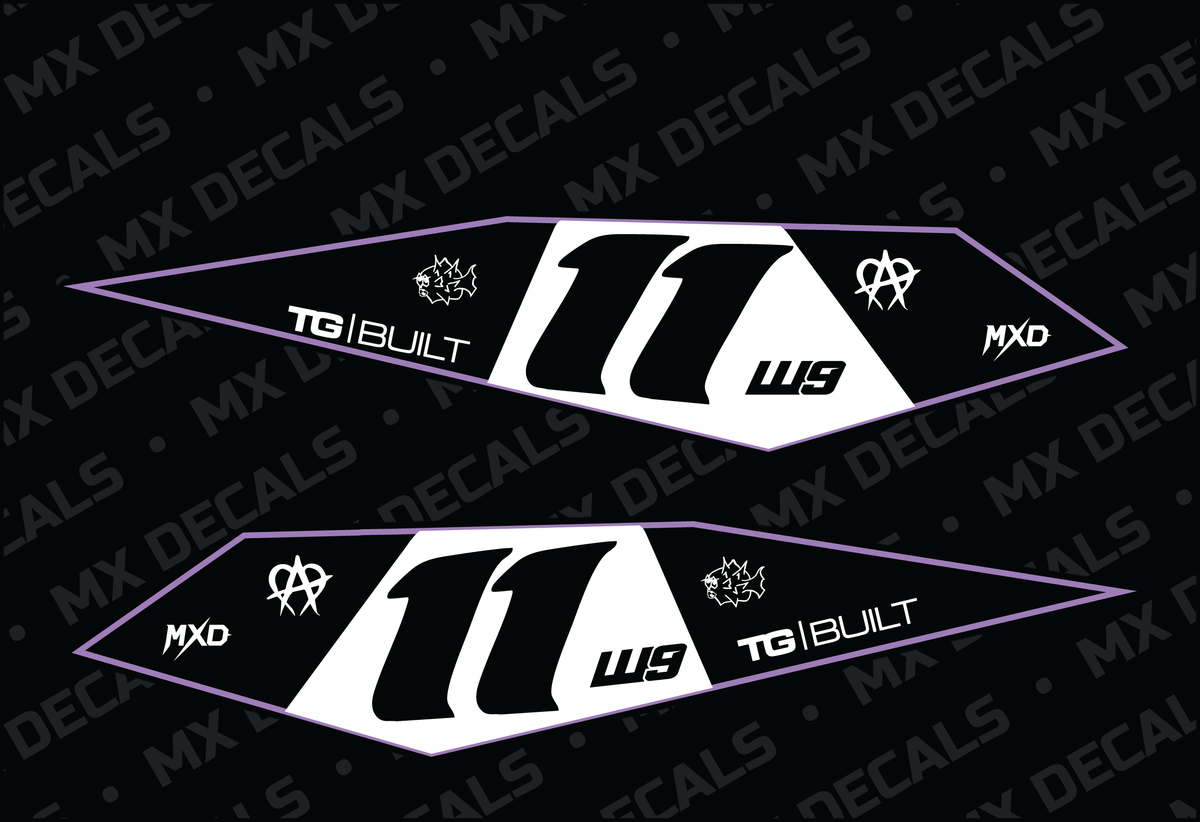 LBX Side Fender Decals