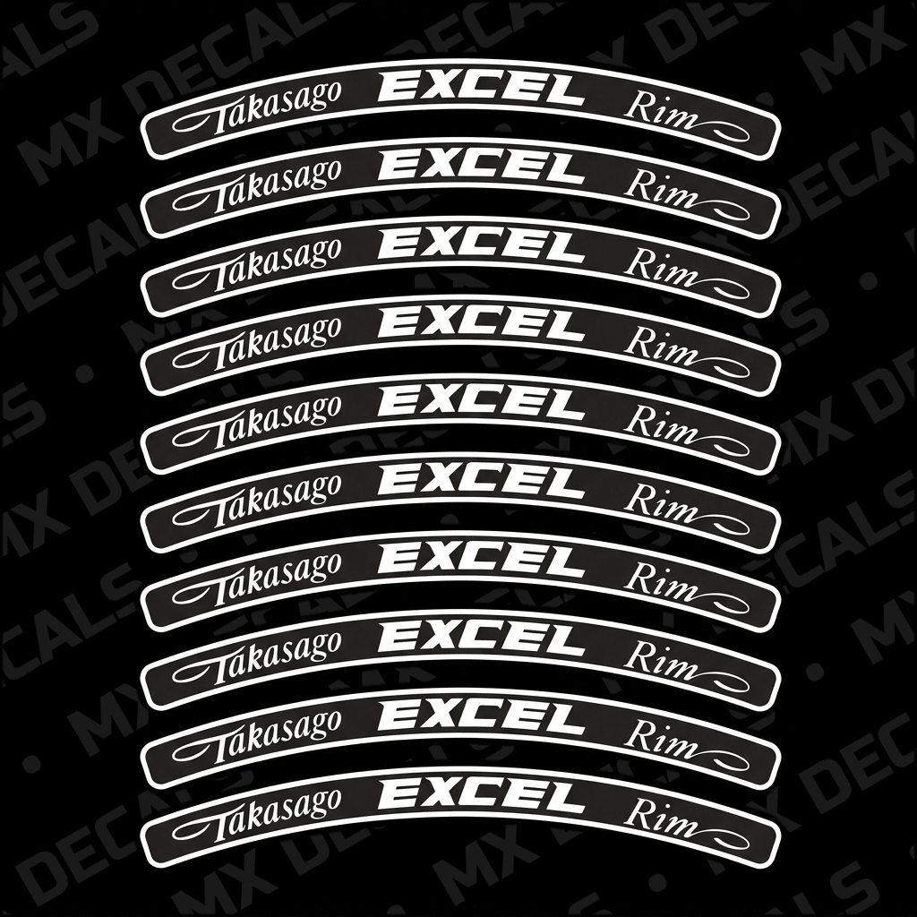 EXCEL Rim Decals