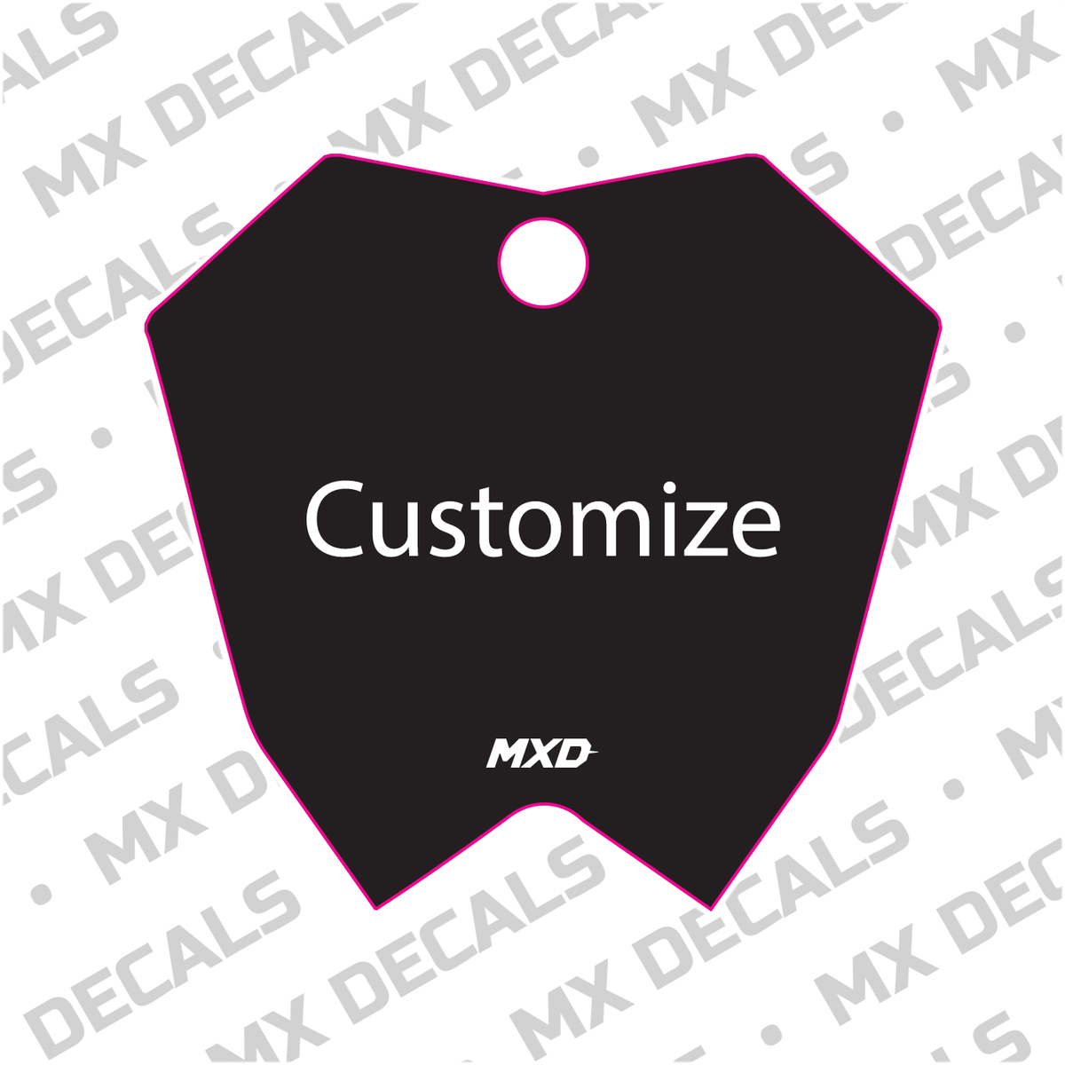 RTR Plate Decal