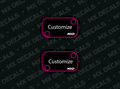 Ultra Bee Brake Cap Decal