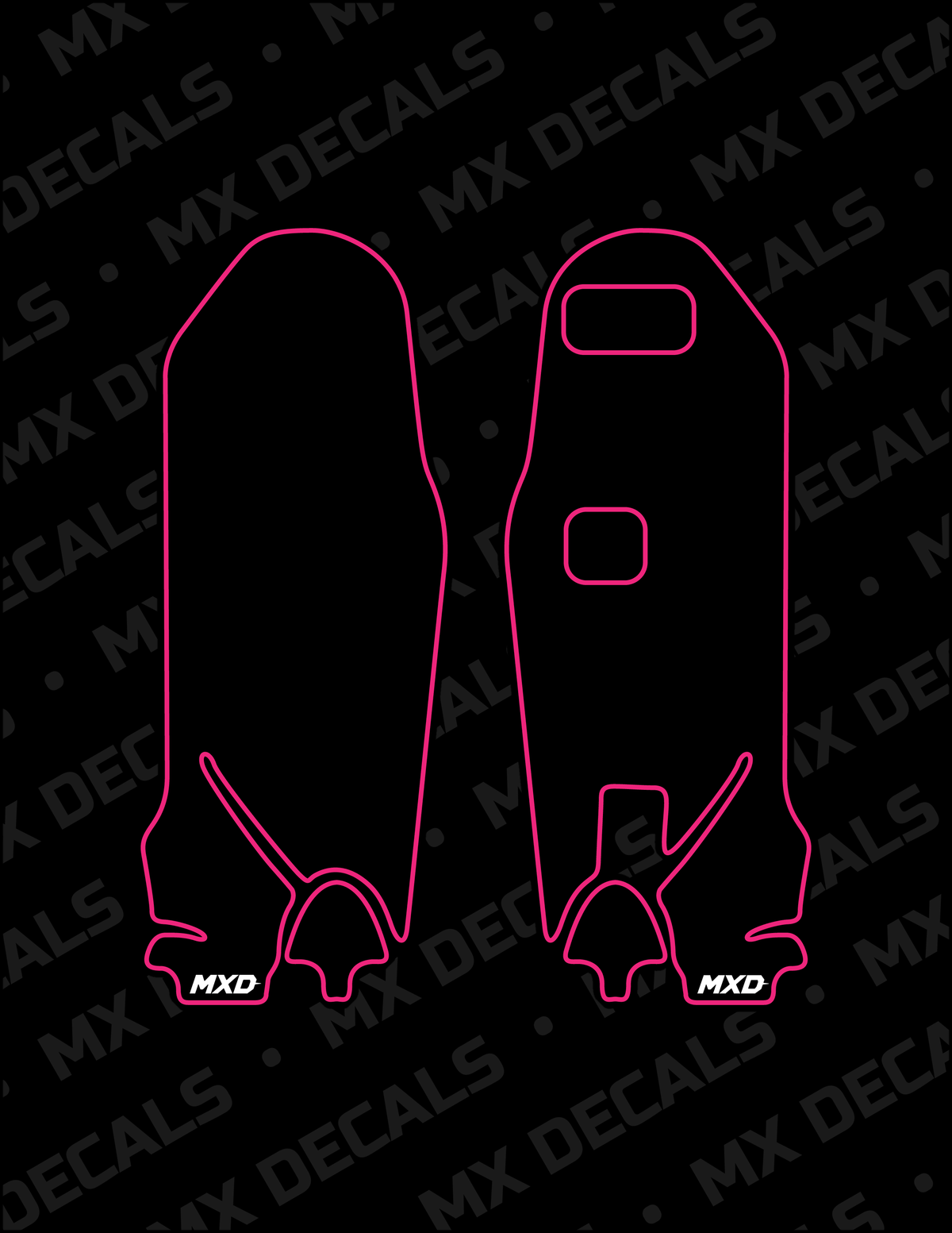 Ultra Bee Fork Guard Decals