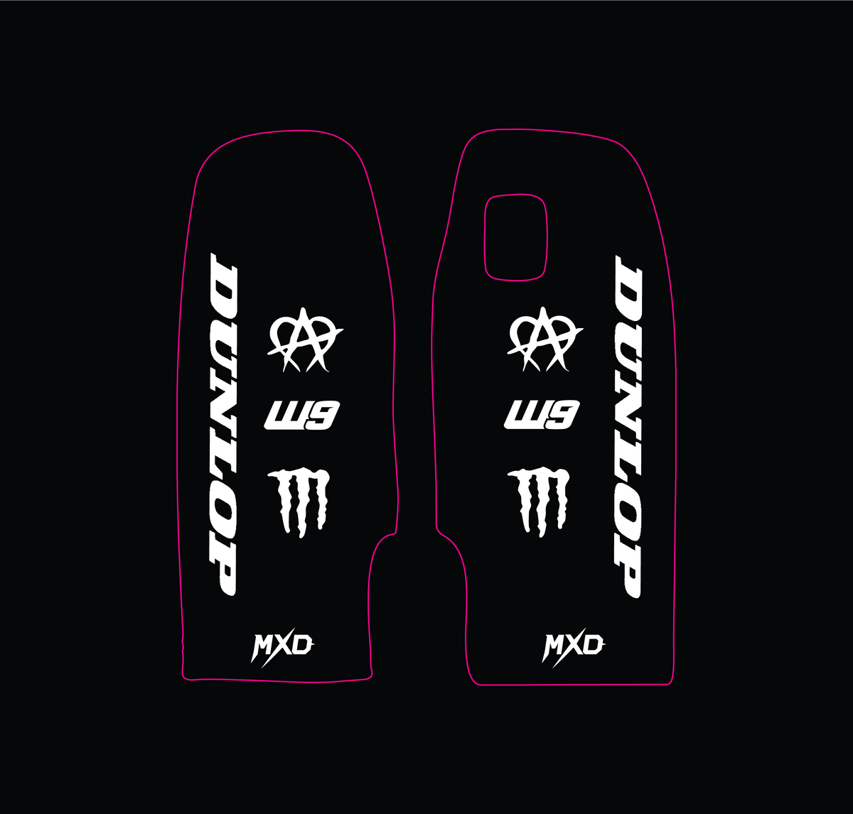 Yozma Fork Gaurd Decals